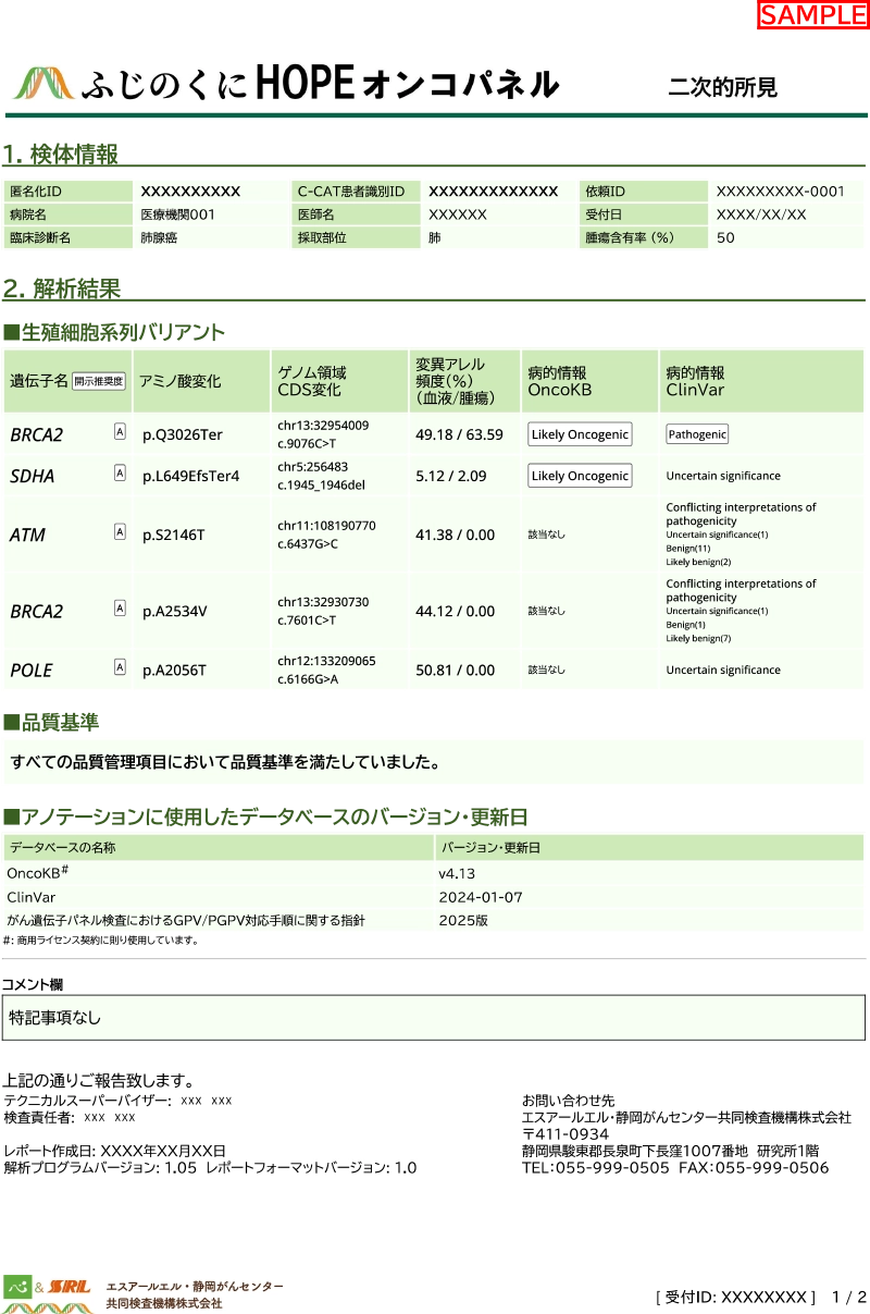 二次的所見